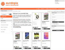 Tablet Screenshot of eurotopiaversand.de